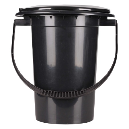 Ведро-туалет п/эт. 17л "Эконом" (черное)