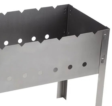 Мангал складной 440х290х400мм (толщ.1,4мм) без шампуров