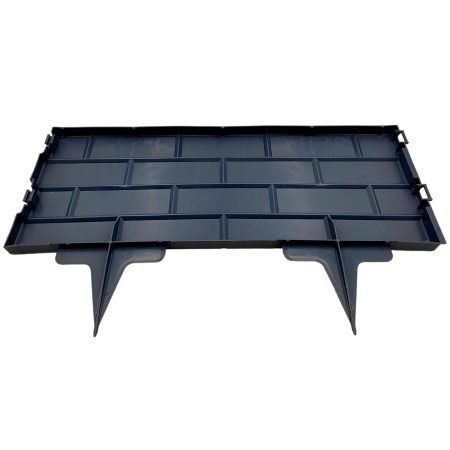 Забор декор. п/эт. "Кирпич" 5секц. 19смх2,5м (серый)