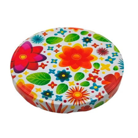 Крышка "твист-офф" d100мм (литография) "Летний муар" (Воронеж)