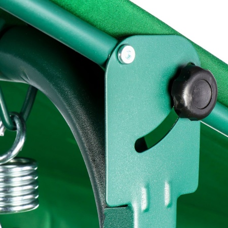 Качели садовые 3-местные 170х110х153см, до 210кг "Листики" 