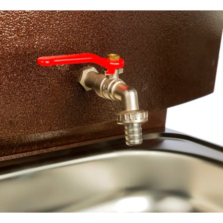 Умывальник дачный "Акватекс" (бачок 17л, нерж.мойка) (медь)