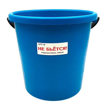 Ведро п/эт. 10л цветное, хозяйственное, с мерной шкалой, морозостойкое