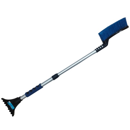 Щетка автомобильная 70-100см телескопическая со скребком