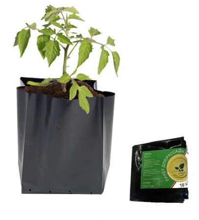 Пакет для рассады п/эт. 0,5л 7х10см (уп.50шт.)