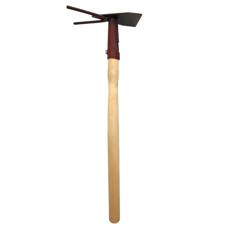 Мотыжка комбинир. малая (рыхл. 2 зуба, лопатка, дерев. ручка)