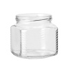 Банка стеклянная (под твист-офф 66мм) 0.25л квадратная