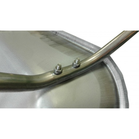 Тачка садовая 1-колесная  80кг, оцинк.кузов 85л, пневм.колесо 4.00-6