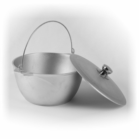 Котел походный литой алюмин. 4л с крышкой (44300) (Мечта)