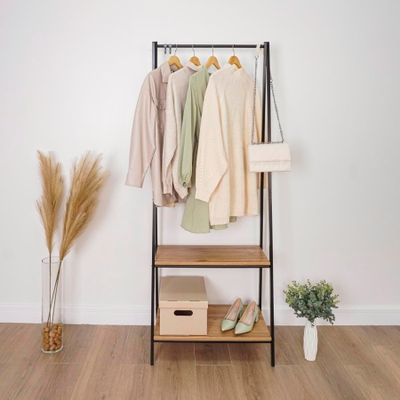 Вешалка гардеробная металл. "Алабама 22" черный