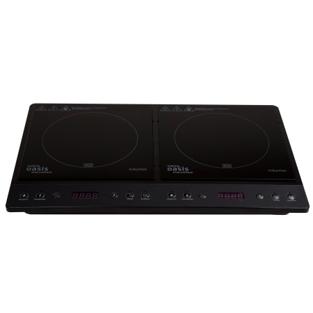 Плита индукционная эл. настольная "making Oasis everywhere" PI-DB3K 2конф., 2000/1500Вт, таймер