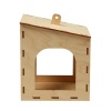 Кормушка для птиц "Домик малый" 15х14х17см (фанера)