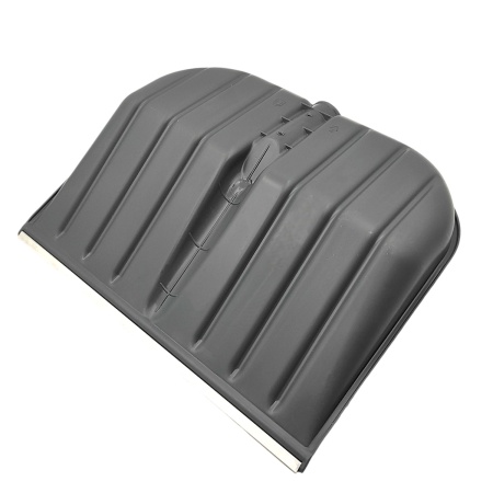 Лопата снеговая "Батыр" п/эт. черная, с алюм.накл., без черенка, d тулейки 40мм, 480х400мм