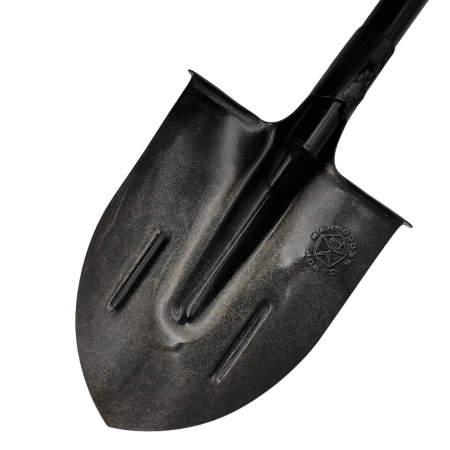 Лопата штыковая высокопрочная "PROTEX Зевс" (ресс.сталь) 265х200мм, усилен.ал.черенок с пласт.ручк.