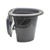 Ведро-туалет п/эт. 16л (черное) (Интехпром)