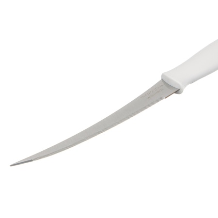 Нож для томатов Tramontina Athus 12,7см, пластик.белая ручка (23088/085)