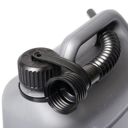 Канистра 10л пластик. для ГСМ Metal (серый)