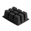 Мини-кассета для рассады 9яч. 18х13,5х6см (полистирол) черная