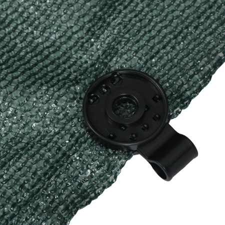 Сетка затеняющая 80% 4х6м (зеленый) (с клипсой 21шт.)