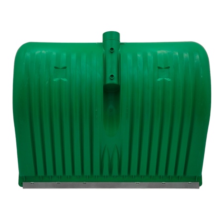 Лопата снеговая "Айсберг" п/эт. цветная, с оцинк.накл., без черенка, d тулейки 40мм, 500х400мм