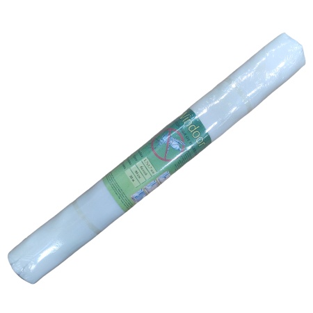 Сетка от комаров (стекловолокно, яч.1,7х1,7мм, шир.90см, рулон 30м), белая, п/м