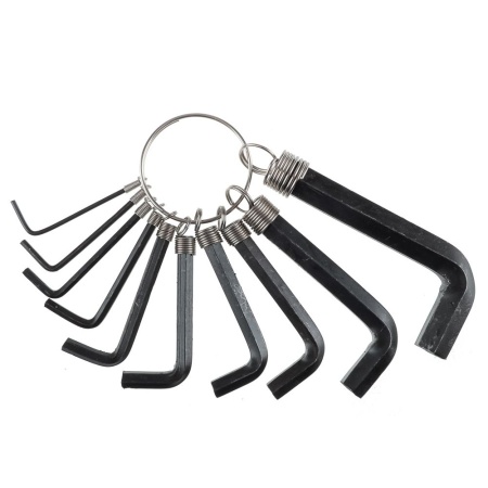 Набор ключей 6-гранн. HEX 1,5-10мм 10 предметов