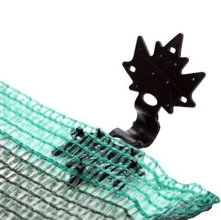 Сетка затеняющая 55% 2х5м (зеленый) (с клипсой 15шт.)