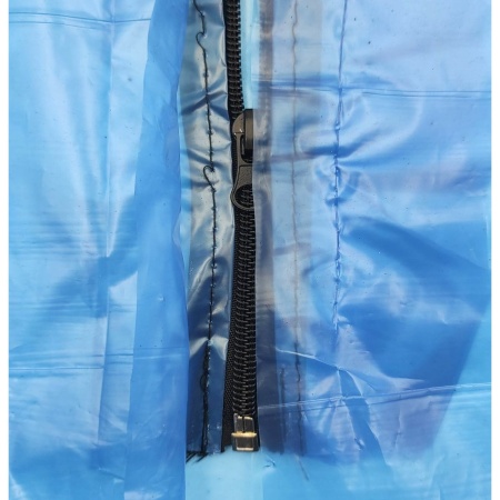 Плащ-дождевик с замком р-р 48-56 (п/эт. плотный)