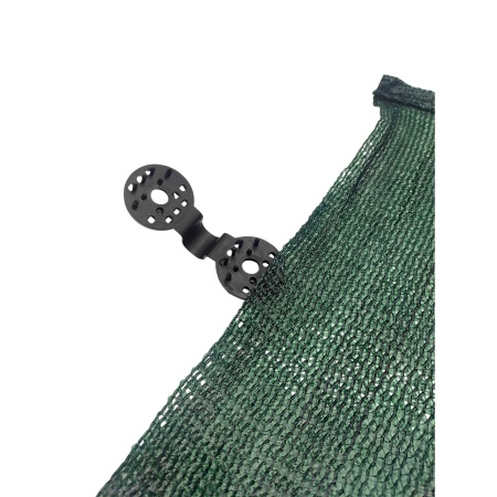 Сетка затеняющая 80% 2х10м (зеленый) (с клипсой 25шт.)