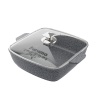 Жаровня алюмин. 24х24см (АП) Premium grey (37901) (Мечта)