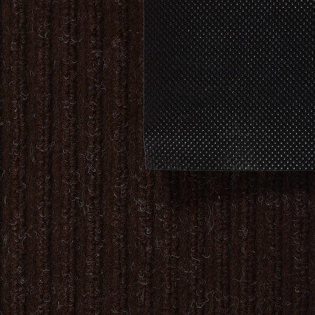 Коврик влаговпитывающий, ребристый 50х80см "Vortex" (коричневый)