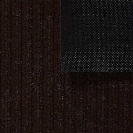 Коврик влаговпитывающий, ребристый 40х60см "Vortex" (коричневый)