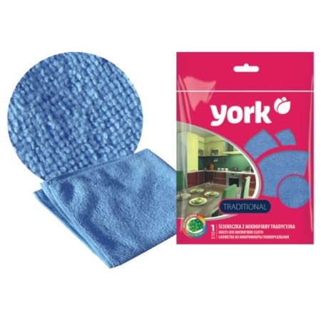 Салфетка для уборки 30х30см (микрофибра) "Traditional" "York" (2610)