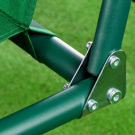 Качели садовые 3-местные 170х110х153см, до 210кг "Листики" 