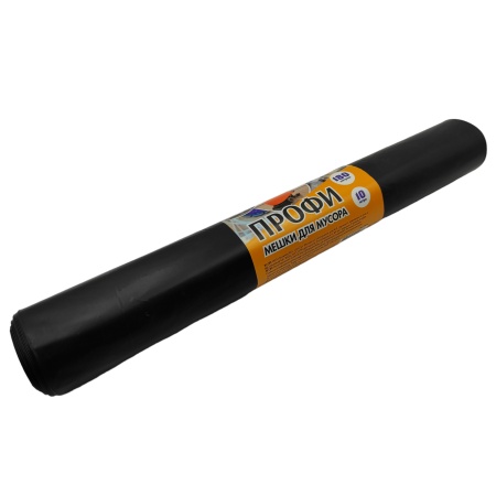 Мешки для мусора 180л, 65мкм, рулон 10шт., ПВД черн. "Концепция быта Профи"