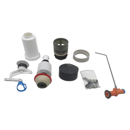 Арматура кнопочная с универс.кнопкой d25-40мм АБК М-4 (клапан боковой шар.цельнолит, коромысло мет.)