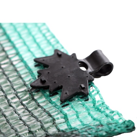 Сетка затеняющая 55% 2х5м (зеленый) (с клипсой 15шт.)