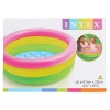 Бассейн надувной 61х22см "Радуга" с надувным дном, 1-3 лет (57107)