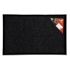 Коврик влаговпитывающий, ребристый 40х60см "Vortex" (черный)