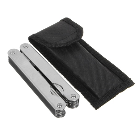 Инструмент многофункциональный 15см "Ермак" 15 ф-ций, нерж.сталь