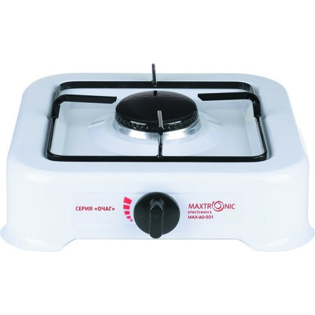 Плитка газовая 1конф. белая Maxtronic MAX-AO-001