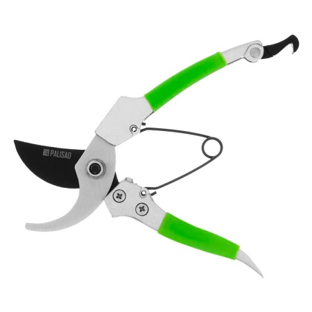 Секатор 180мм прямого реза, металл.обрезиненные рукоятки