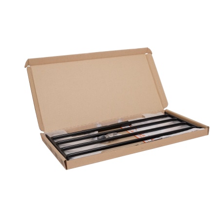 Подставка для обуви 2-полочная металл."Альфа 22" 65х30х40см черная