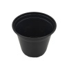 Горшок для рассады 1л, d13см h10см (пластик) черный