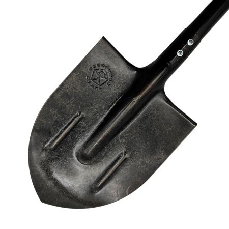 Лопата штыковая высокопрочная "PROTEX Зевс" (ресс.сталь) 265х200мм, усилен.ал.черенок с пласт.ручк.