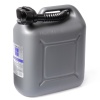 Канистра 10л пластик. для ГСМ Metal (серый)