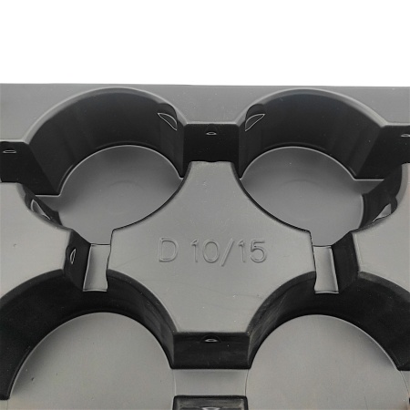 Кассета транспортная для рассады 15яч. d10см 540х320мм (полистирол) черная