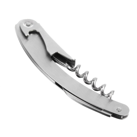 Открывалка универсальная (штопор, открывалка, нож) металл. (884-524)