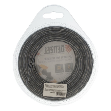Леска для триммера двухкомпонентная d3мм (15м) (квадрат)