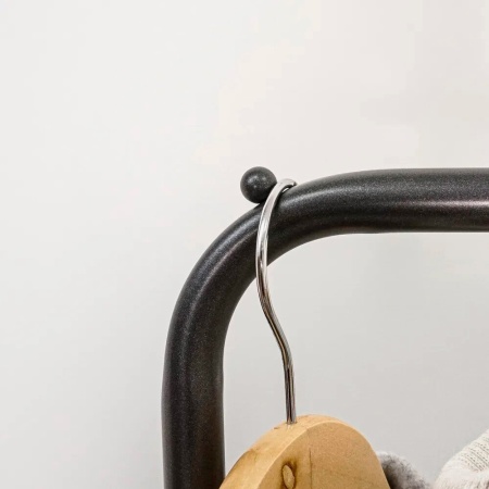 Вешалка гардеробная металл. "Радуга 1" графит